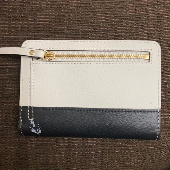 Kate Spade New York Medium Snap Wallet Black/White - Picture 6 of 6